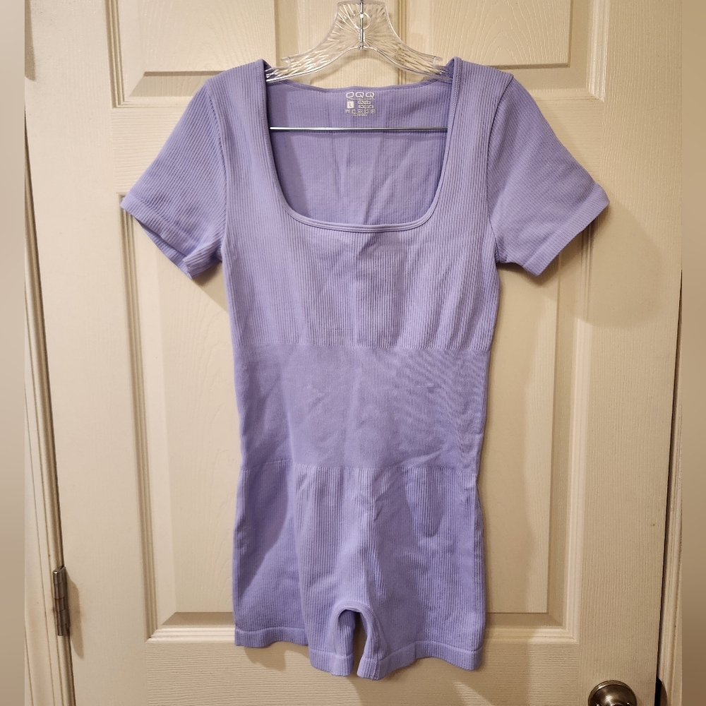 Lavender Ribbed Bodysuit
